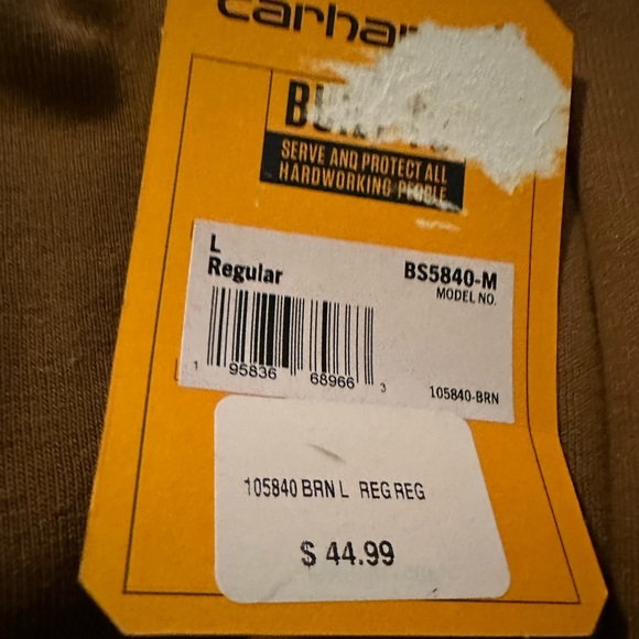 Carhartt Men’s Midweight Fleece Shorts New With Tags - Picture 2 of 3